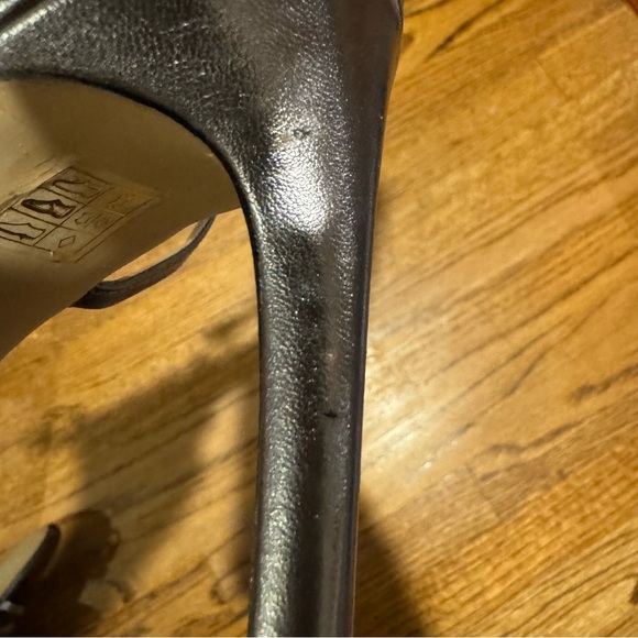 Brand New Stuart Weitzman Starla Silver Strappy Sandals Size 10 - Picture 13 of 16